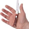 Case Cutlery Axe Handle Clip Blade - Mahogany Bone