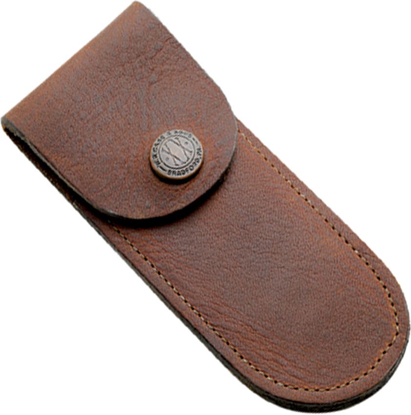 Case Cutlery Soft Leather Belt Sheath for Folding Knives up to 4"