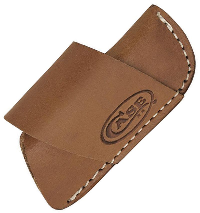 Case Cutlery Medium Side Draw Belt Sheath Brown Leather