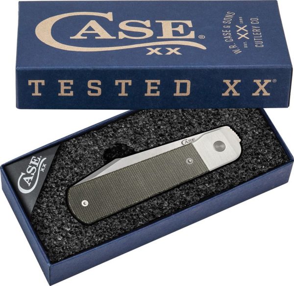 Case Cutlery Longhouse CPM-20CV OD Green Micarta