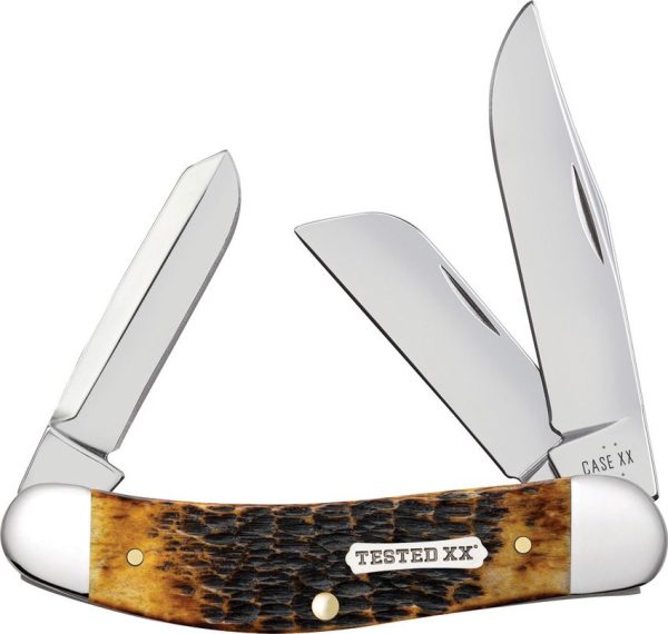 Case Cutlery Sowbelly Burnt Amber Carbon Steel