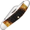 Case Cutlery Sowbelly Burnt Amber Carbon Steel