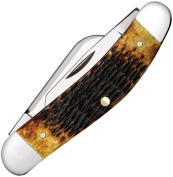 Case Cutlery Sowbelly Burnt Amber Carbon Steel