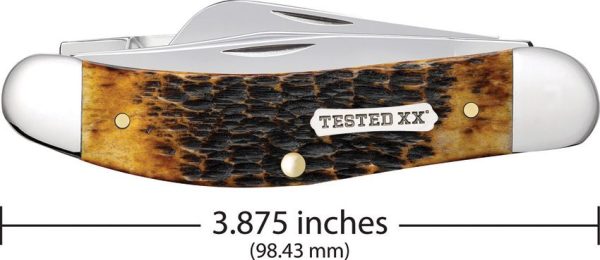 Case Cutlery Sowbelly Burnt Amber Carbon Steel