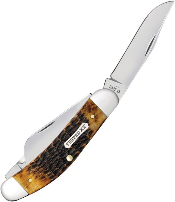 Case Cutlery Sowbelly Burnt Amber Carbon Steel