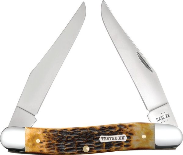 Case Cutlery Muskrat Carbon Steel Folding Knife - Burnt Amber