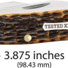 Case Cutlery Muskrat Carbon Steel Folding Knife - Burnt Amber