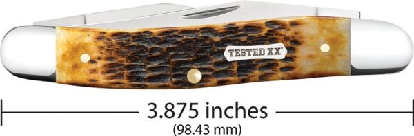 Case Cutlery Muskrat Carbon Steel Folding Knife - Burnt Amber