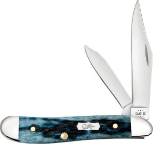 Case Cutlery Peanut Mediterranean Blue Stainless Knife