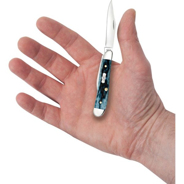 Case Cutlery Peanut Mediterranean Blue Stainless Knife
