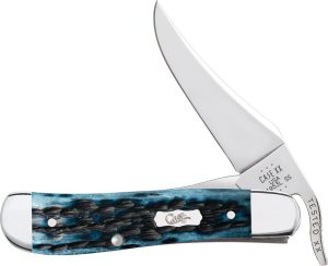 Case Cutlery Russlock Med Blue One-Hand Opening Knife