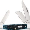 Case Cutlery Large Stockman Mediterranean Blue Stainless