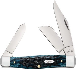 CA51861.jpg Case Cutlery Large Stockman Mediterranean Blue Stainless