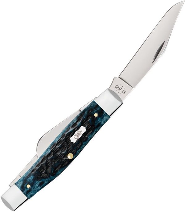 Case Cutlery Large Stockman Mediterranean Blue Stainless