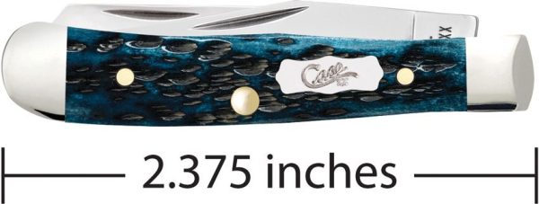 Case Cutlery Tiny Trapper Mediterranean Blue Stainless