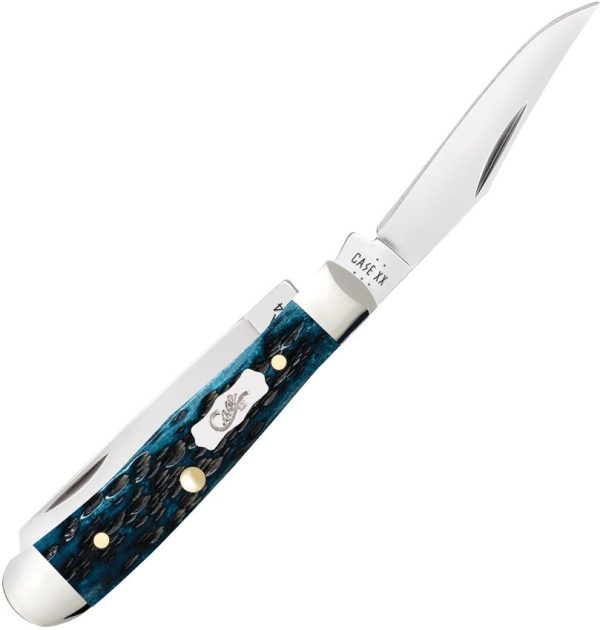 Case Cutlery Tiny Trapper Mediterranean Blue Stainless