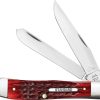 Case Cutlery Heritage Trapper Gift Set Old Red Stainless