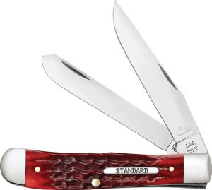 Case Cutlery Heritage Trapper Gift Set Old Red Stainless