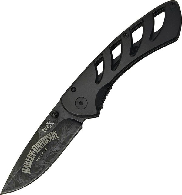 Case Cutlery Harley Tec X Exo-Loc Black Handle