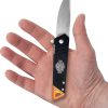 Case Cutlery Harley TecX Liner - Orange/Black Aluminum