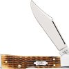 Case Cutlery Mini Copperlock Folding Knife Antique Bone 3.63"