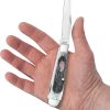 Case Cutlery Trapper Gray Sawcut Bone Handle Folding Knife