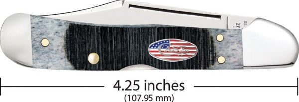 Case Cutlery Copperlock Gray Sawcut Locking Folding Knife
