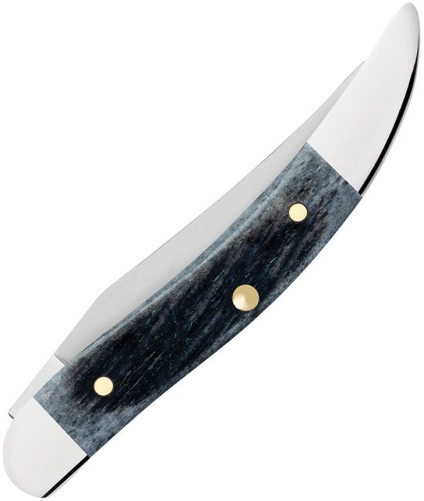 Case Cutlery Toothpick Gray Sawcut Long Clip Blade