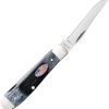 Case Cutlery Mini Trapper Gray Sawcut Bone Folding Knife