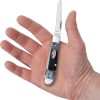 Case Cutlery Mini Trapper Gray Sawcut Bone Folding Knife