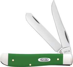 Case Cutlery Mini Trapper Green Synthetic Handle Folding