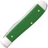 Case Cutlery Mini Trapper Green Synthetic Handle Folding
