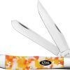 Case Cutlery Trapper Candy Corn Kirinite Folding Knife
