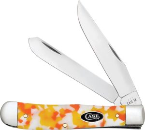 Case Cutlery Trapper Candy Corn Kirinite Folding Knife