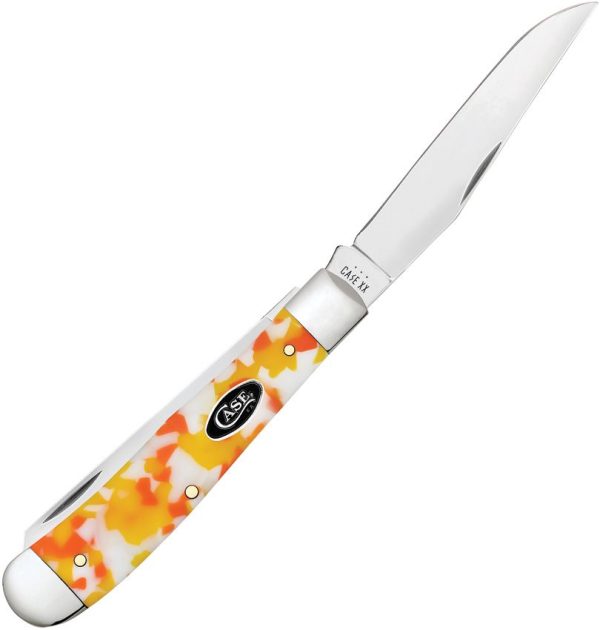 Case Cutlery Trapper Candy Corn Kirinite Folding Knife