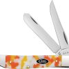 Case Cutlery Mini Trapper Candy Corn Kirinite Handle