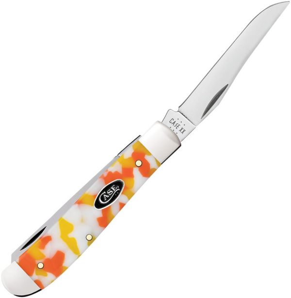 Case Cutlery Mini Trapper Candy Corn Kirinite Handle