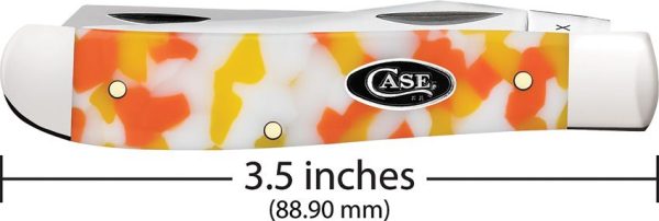 Case Cutlery Mini Trapper Candy Corn Kirinite Handle