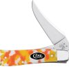 Case Cutlery Russlock Candy Corn Kirinite One-Hand Open
