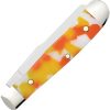 Case Cutlery Tiny Trapper Folding Knife Candy Corn Kirinite 2.38"