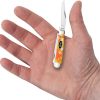 Case Cutlery Tiny Trapper Folding Knife Candy Corn Kirinite 2.38"