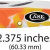 Case Cutlery Tiny Trapper Folding Knife Candy Corn Kirinite 2.38"