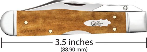Case Cutlery Cheetah Cub Lockback Antique Bone