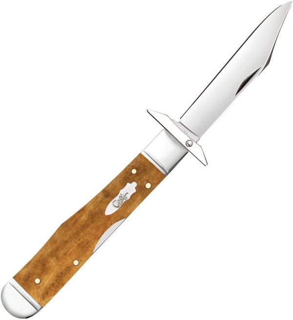 Case Cutlery Cheetah Cub Lockback Antique Bone