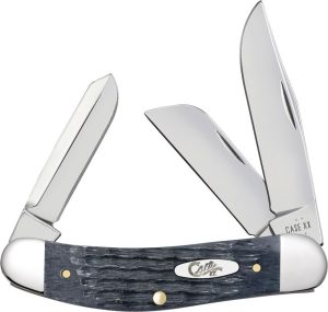 Case Sowbelly Gray Pocket Worn Carbon Steel Folding Knife
