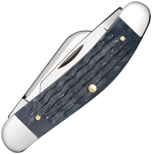 Case Sowbelly Gray Pocket Worn Carbon Steel Folding Knife