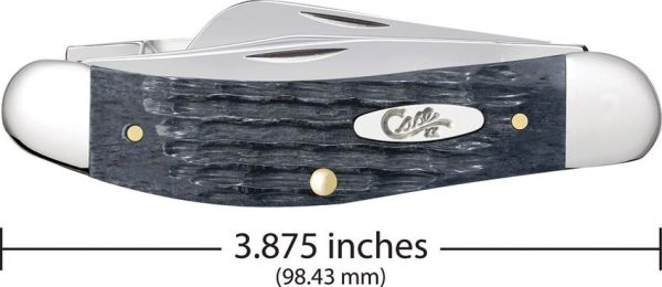 Case Sowbelly Gray Pocket Worn Carbon Steel Folding Knife
