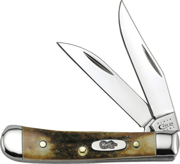 Case Tiny Trapper Stag Stainless Folding Knife