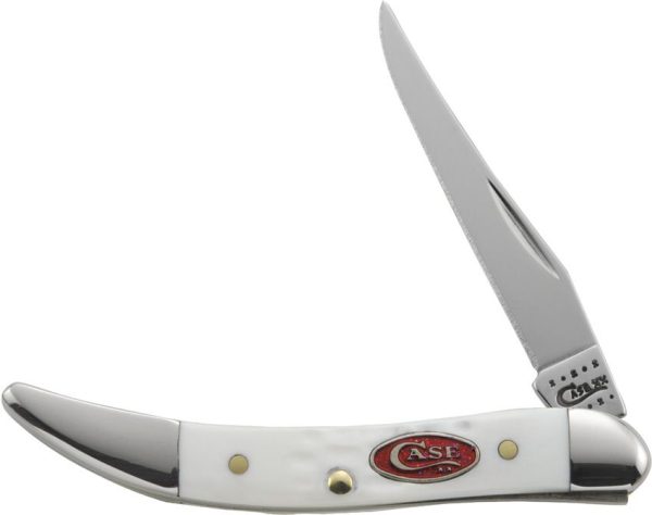 Case Tiny Toothpick Sparxx White Stainless Folding Knife