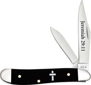 Case Cutlery Jeremiah 29.11 Peanut Black Synthetic